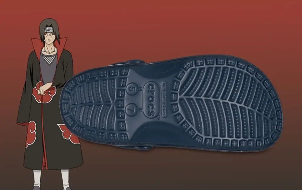 Dép Crocs Classic Clog Naruto Itachi 'Nightfall' 209883-48I - Ảnh 4
