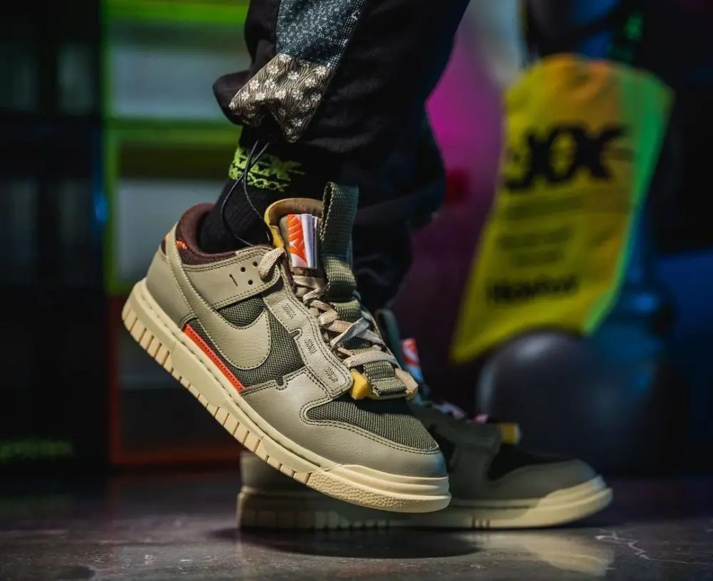 Giày Nike Air Dunk Jumbo ‘Medium Olive’ DV0821-200 - Ảnh 4