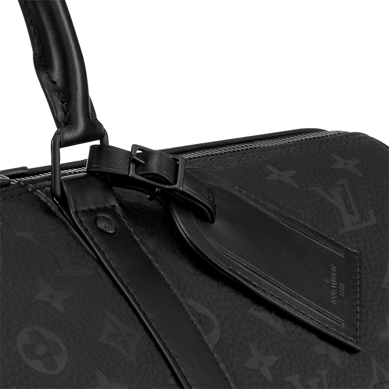 Túi Louis Vuitton Keepall Bandoulière 50 Bag 'Black' M59025 - Ảnh 4