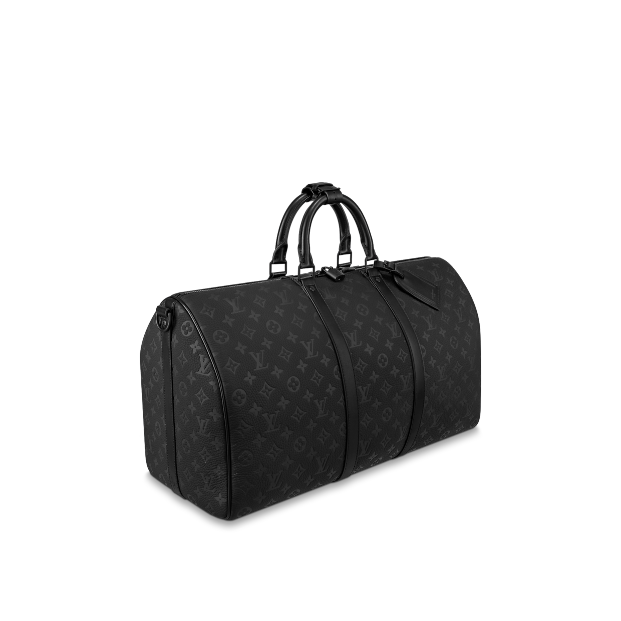 Túi Louis Vuitton Keepall Bandoulière 50 Bag 'Black' M59025 - Ảnh 3