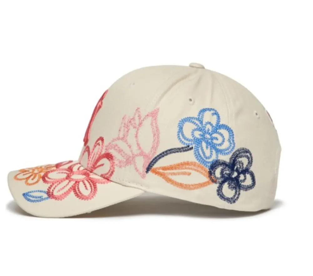 Mũ MLB Floral Cotton Structure Ball Cap New York Yankees 3ACP0891N-50CRS - Ảnh 3