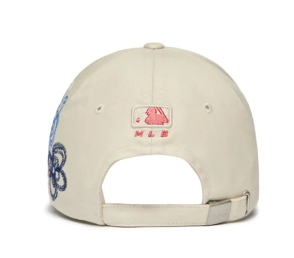 Mũ MLB Floral Cotton Structure Ball Cap New York Yankees 3ACP0891N-50CRS - Ảnh 4