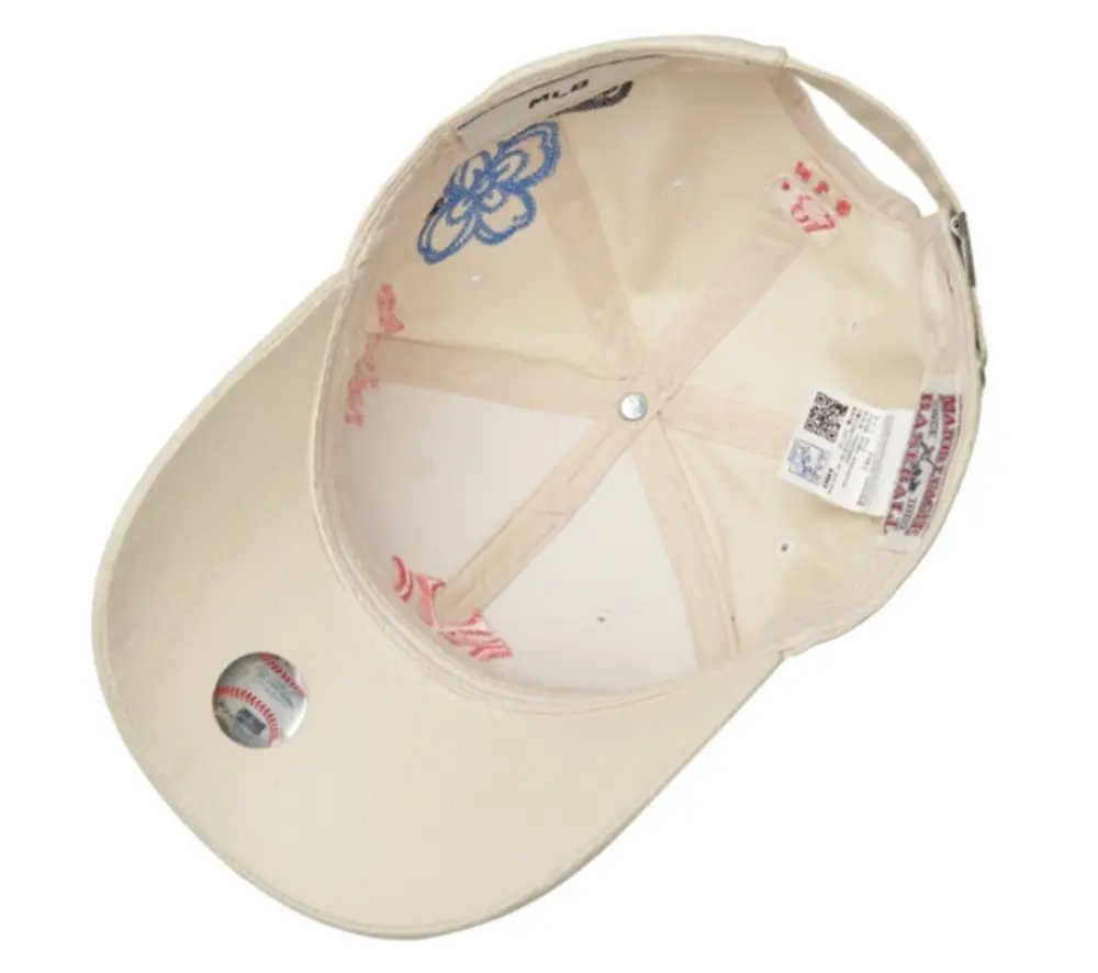 Alternative view of Mũ MLB Floral Cotton Structure Ball Cap New York Yankees 3ACP0891N-50CRS