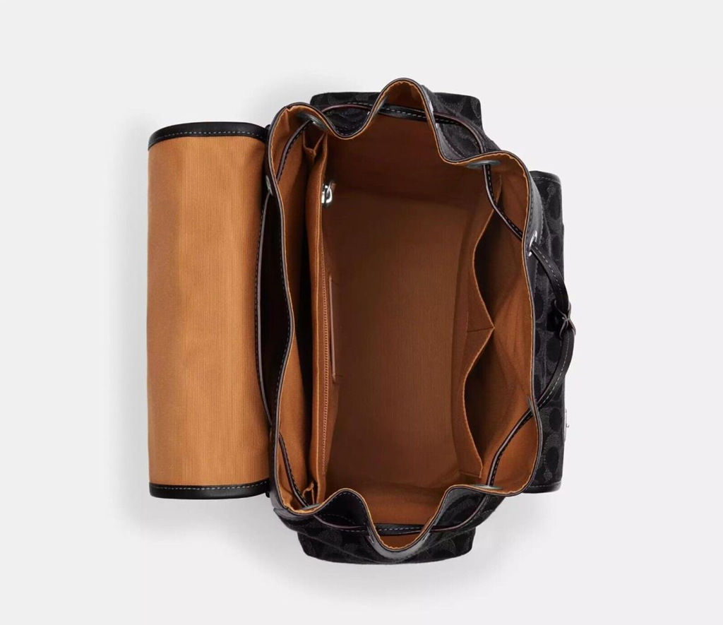 Balo Coach Sprint In Signature Denim ‘Black’ CO933-SVBK - Ảnh 5