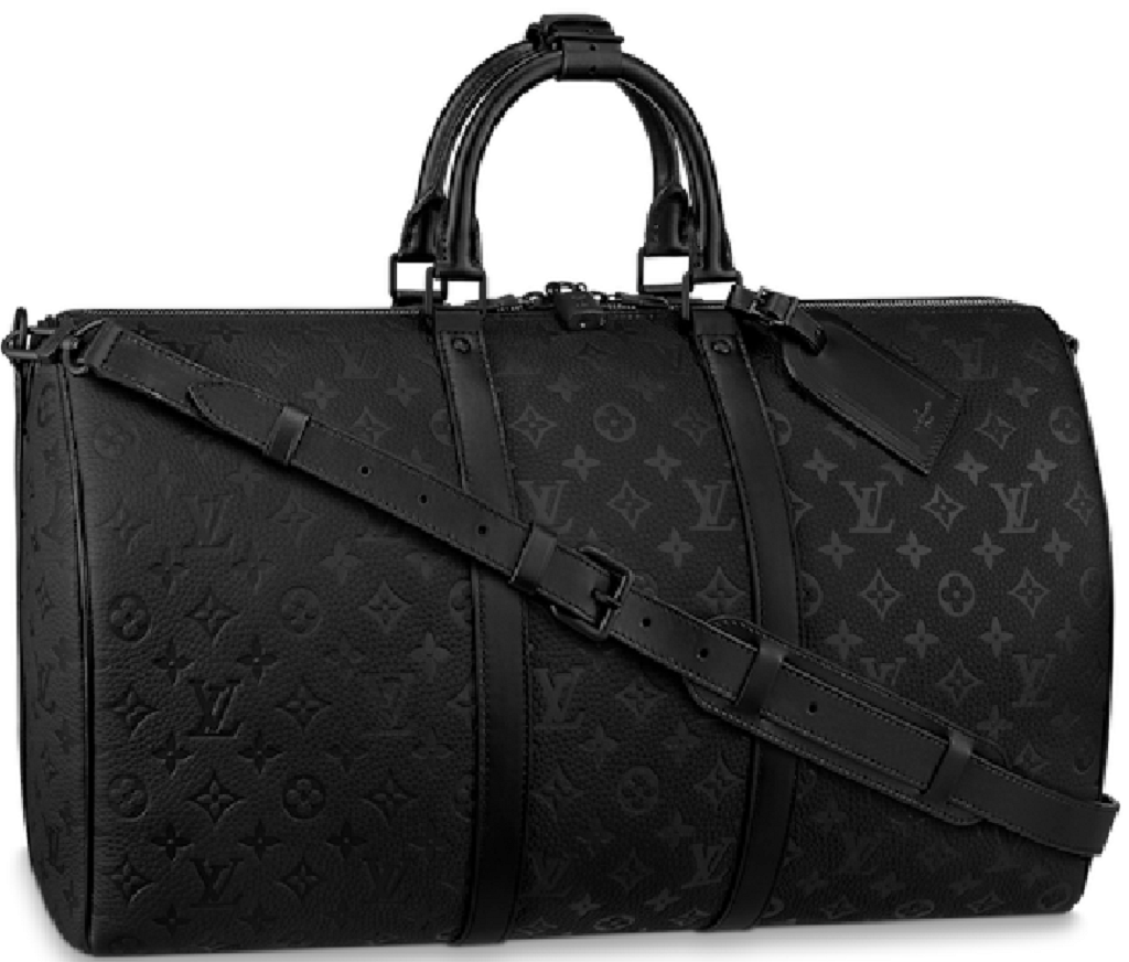 Túi Louis Vuitton Keepall Bandoulière 50 Bag 'Black' M59025