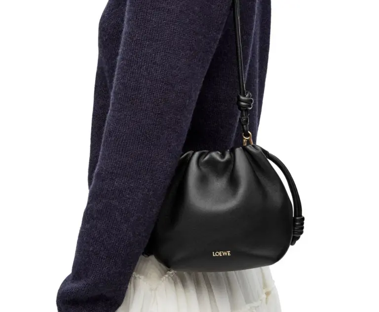 Túi Loewe Mini Flamenco Purse Bag ‘Black’ A914CBPX03-1100 - Ảnh 5