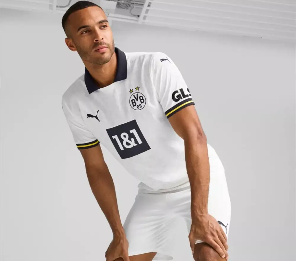 Alternative view of Áo Puma Borussia Dortmund 24/25 Third Jersey 'White' 774964-03