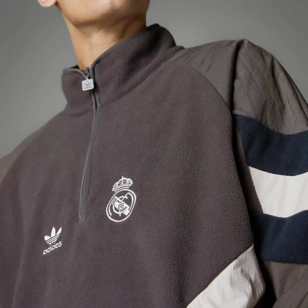 Alternative view of Áo Adidas Real Madrid Sweatshirt ‘Charcoal’ IM7464