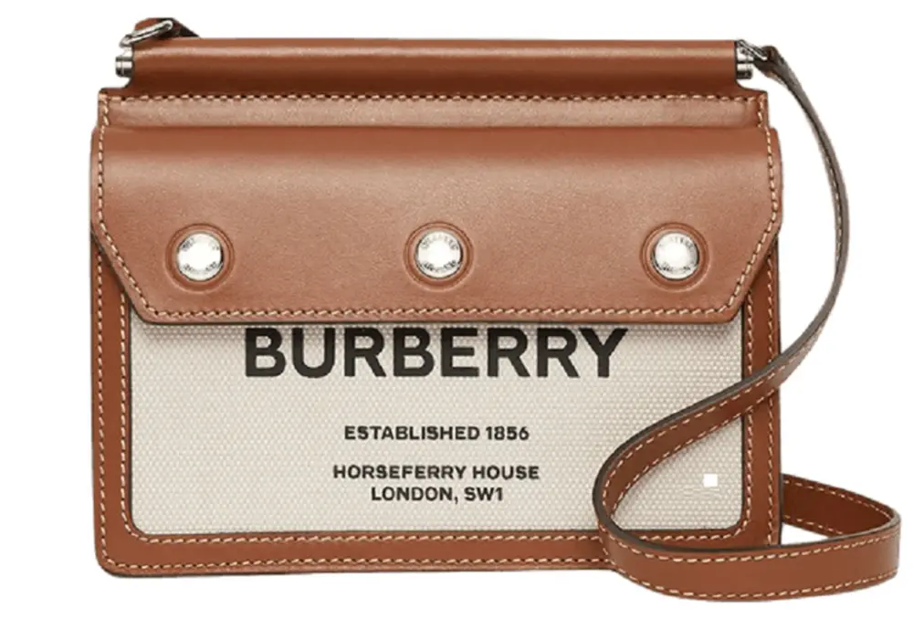 Túi Burberry Mini Horseferry Print Leather ‘Brown’ 8014611