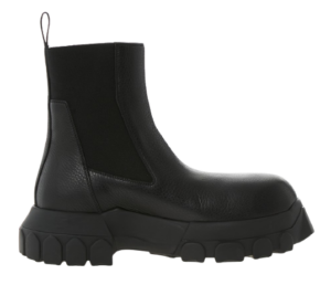 Giày Rick Owens Chunky Black Leather Boots RP02A7881LDE-99