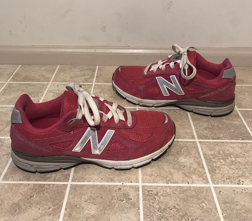 Giày New Balance 990v4 Kid 'Pink Silver' KJ990PEG - Ảnh 3