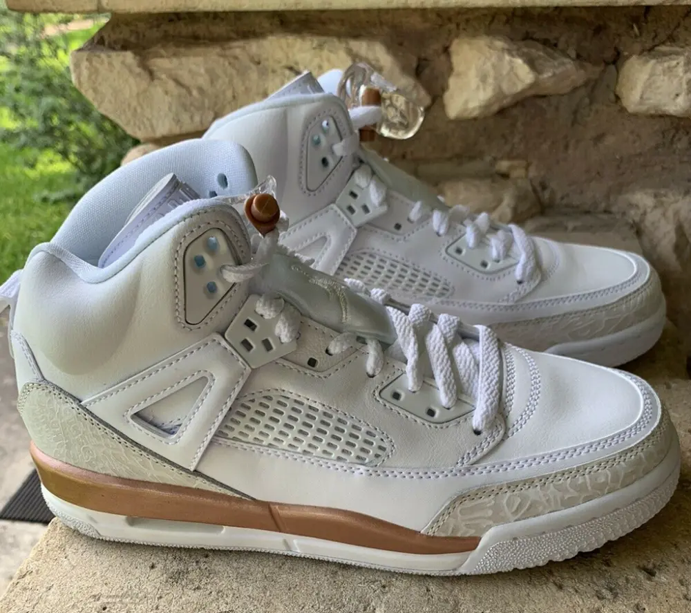 Giày Nike Jordan Spizike GS ‘White Bronze’ 535712-190 - Ảnh 3
