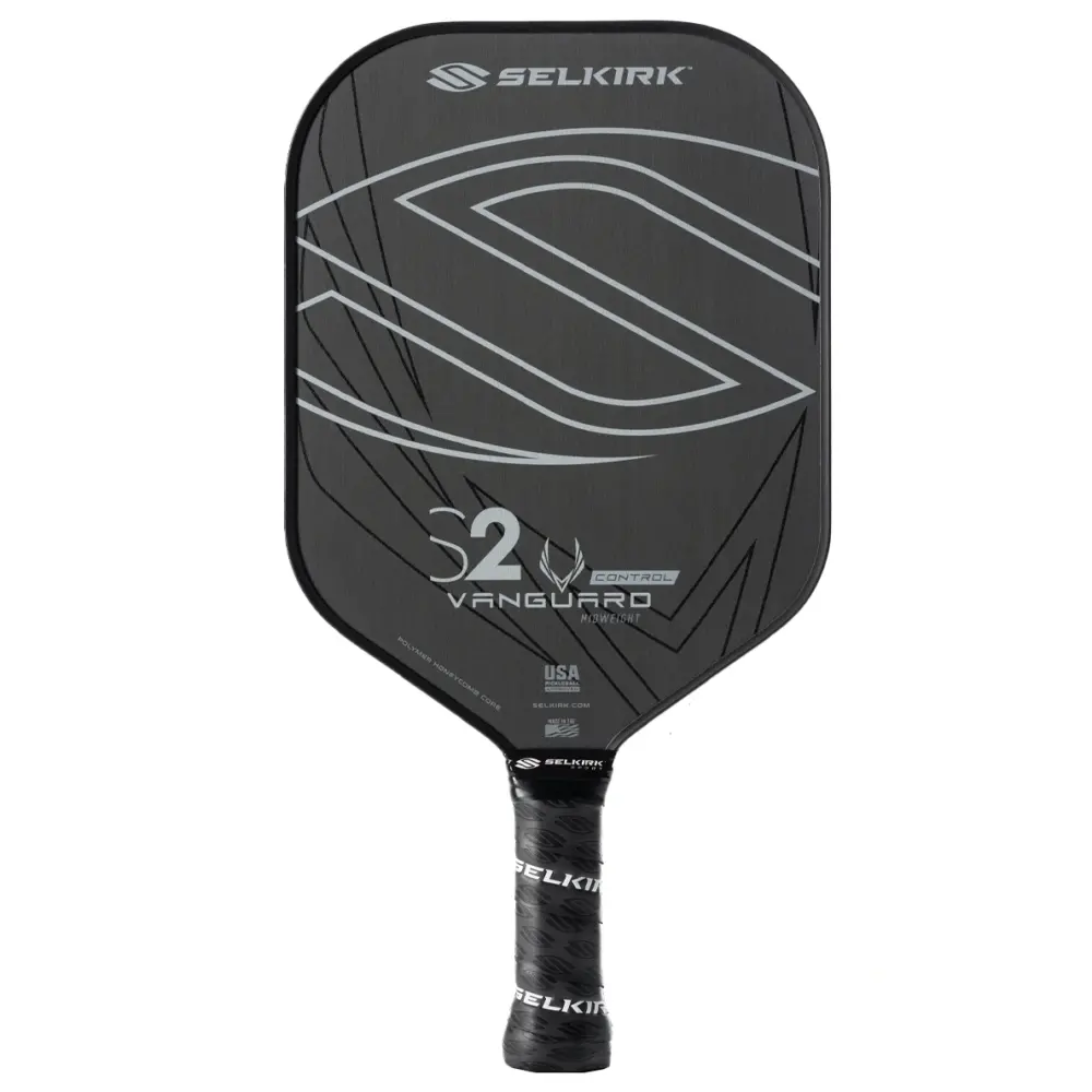 Vợt Pickleball Selkirk VANGUARD Control – S2 Midweight ‘Black’