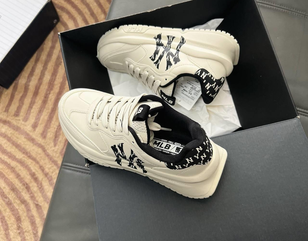 Giày MLB Chunky Runner Classic NY ‘Black’ 3ASHCRM3N-50BKS - Ảnh 2