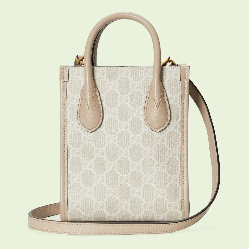 Alternative view of Túi Gucci Mini Tote G ‘Beige White’ 671623-UULBT-9683