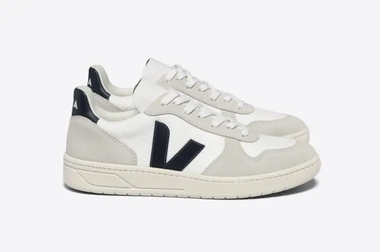 Alternative view of Giày Veja V-10 Panelled Low-Top ‘White Beige’ VX0101380