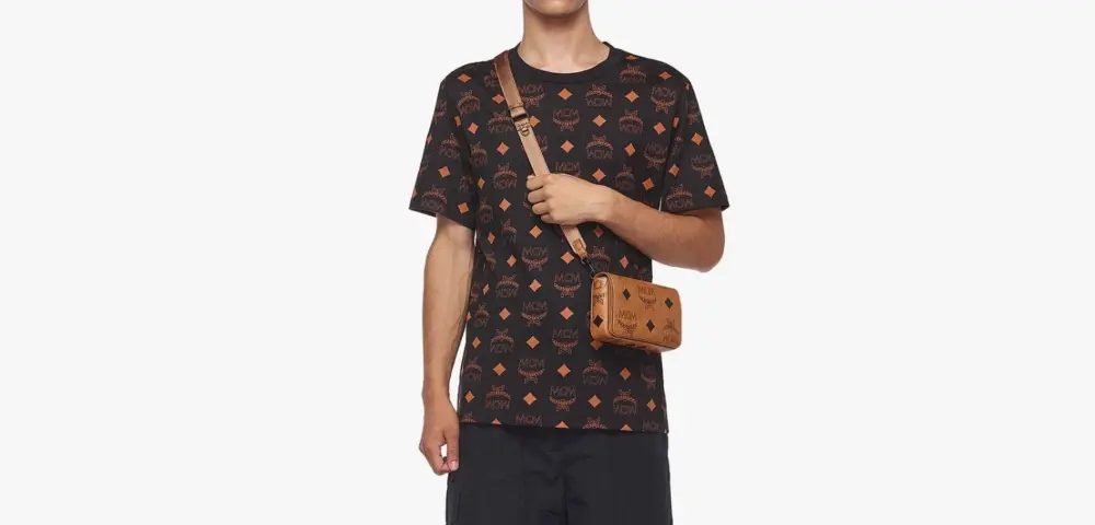 Alternative view of Túi MCM Aren Camera Bag ‘Cognac’ MXZDATA02CO001