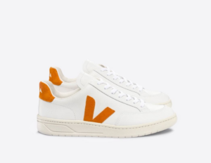 Alternative view of Giày Veja V-12 Leather ‘White Pumpkin’ XD0203113A
