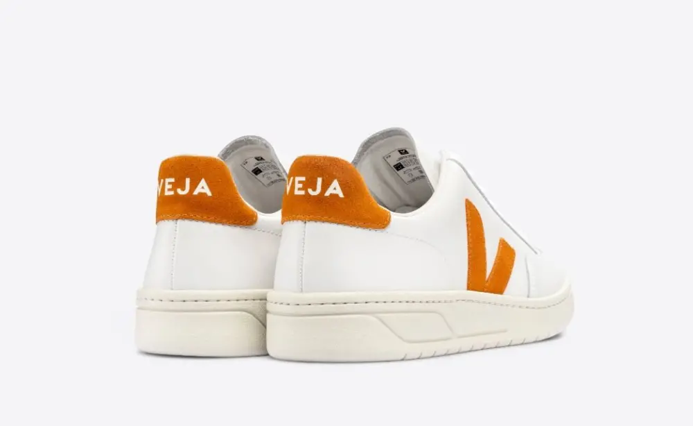Giày Veja V-12 Leather ‘White Pumpkin’ XD0203113A - Ảnh 4