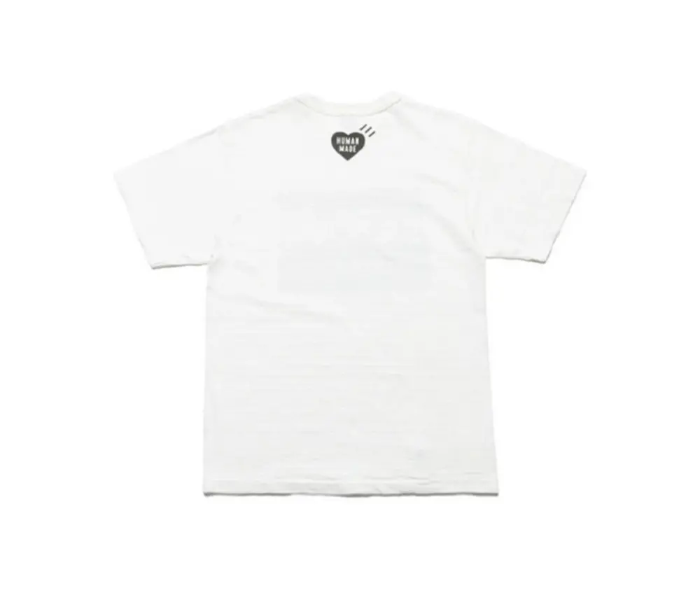 Alternative view of Áo Human Made Cartoon Print ‘White’