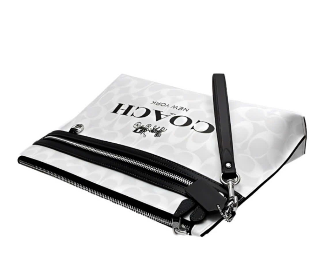 Túi Coach Carry All In Signature Canvas ‘Silver Chalk’ CP198-SVWGZ - Ảnh 2