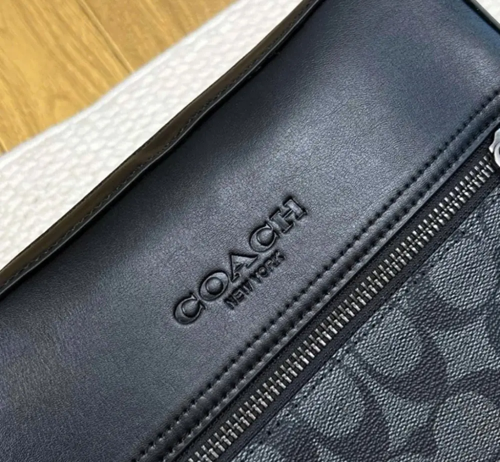 Túi Coach Bag Signature ‘Gray Black’ F4010-QBMI5 - Ảnh 3