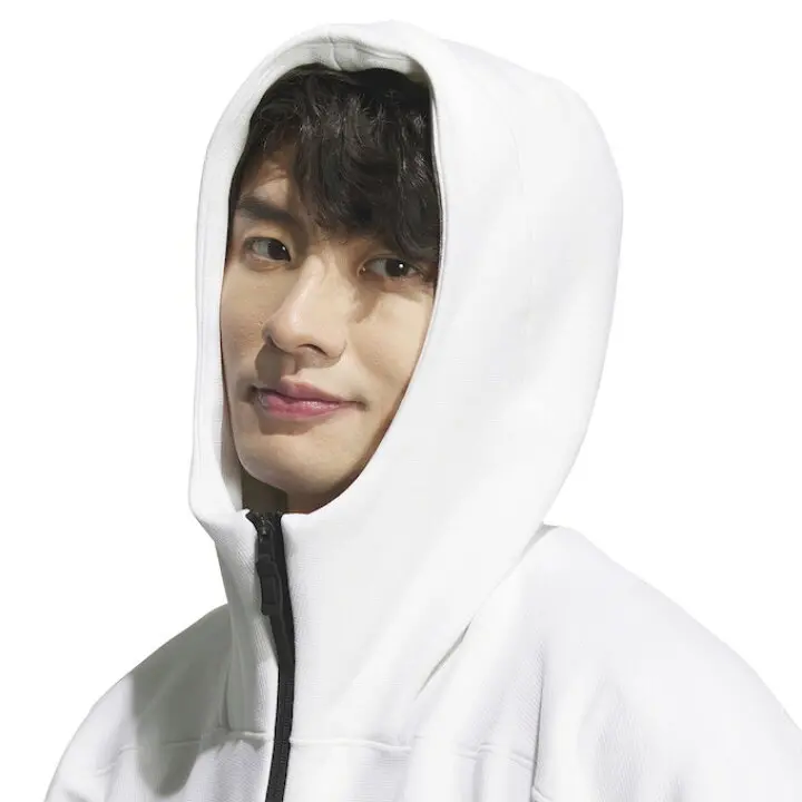 Áo Adidas ZNE Japan Full Zip Hoodie ‘White’ IX5653 - Ảnh 3