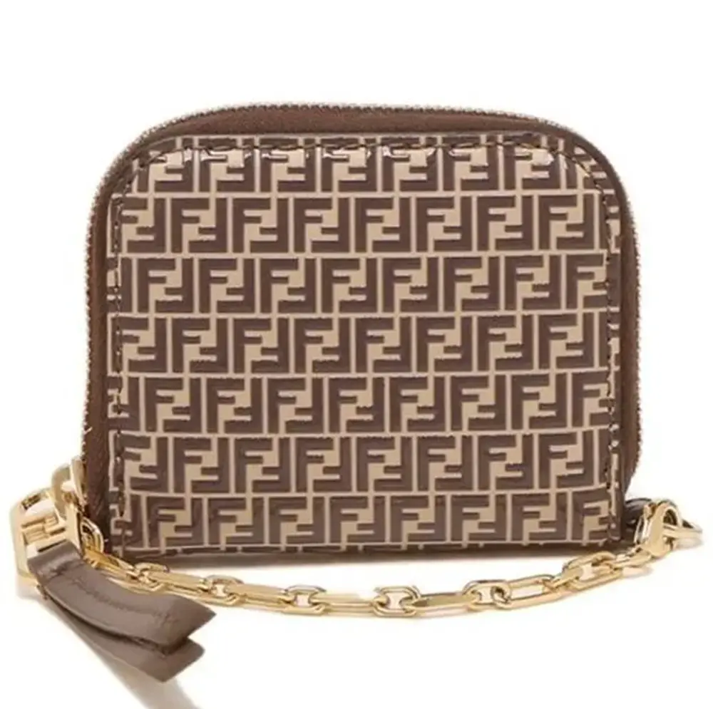Alternative view of Túi Fendi Chain Coin Purse ‘Brown’ 8M0473-AHM1-F1FNK