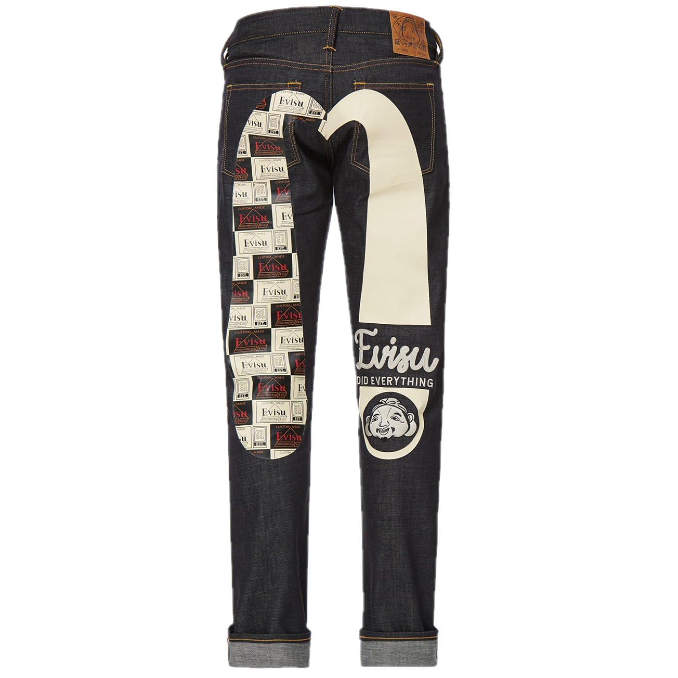 Quần Evisu Label Daicock ‘Blue’ 2ESHTM2JE91217CT