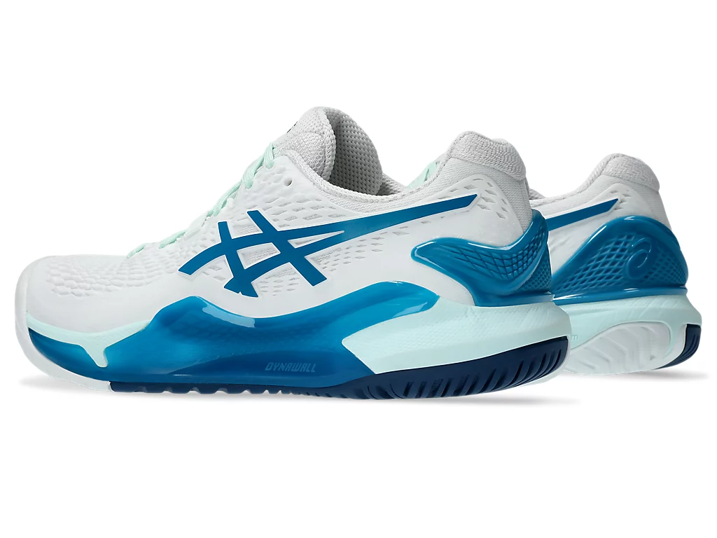 Giày Asics Gel Resolution 9 ‘White Teal Blue’ 1042A208-102 - Ảnh 4