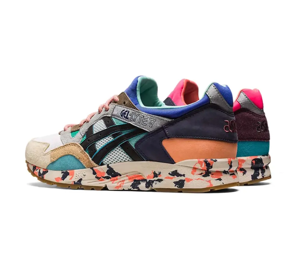 Giày Asics Gel Lyte 5 ‘REMATERIAL Pink Aqua’ 1201A871-961 - Ảnh 4