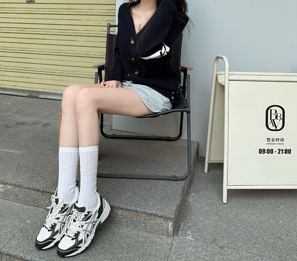 Giày Asics Gel-Nunobiki 'Cream Dark Olive' 1203A536-102 - Ảnh 4