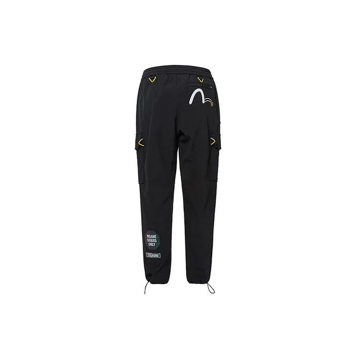 Quần Evisu Cargo Pants 'Black' 2EAGNM0PP202FF - Ảnh 2