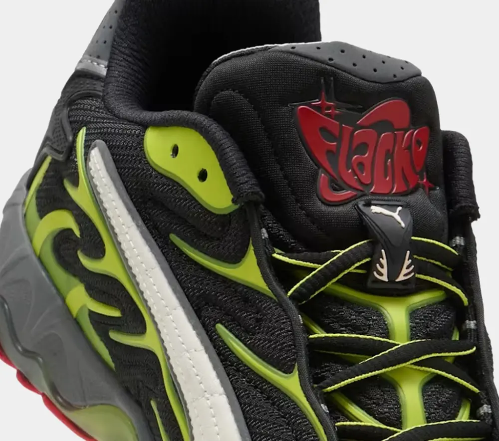 Alternative view of Giày Puma x A$AP Rocky Inhale 'Black Lime Pow' 402459-01