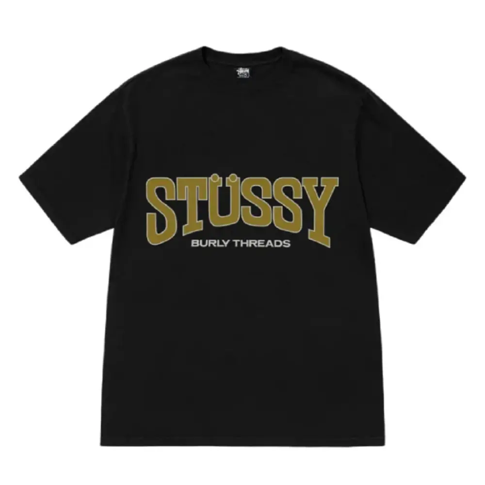 Áo Stussy Burly Threads ‘Black’ 1905027