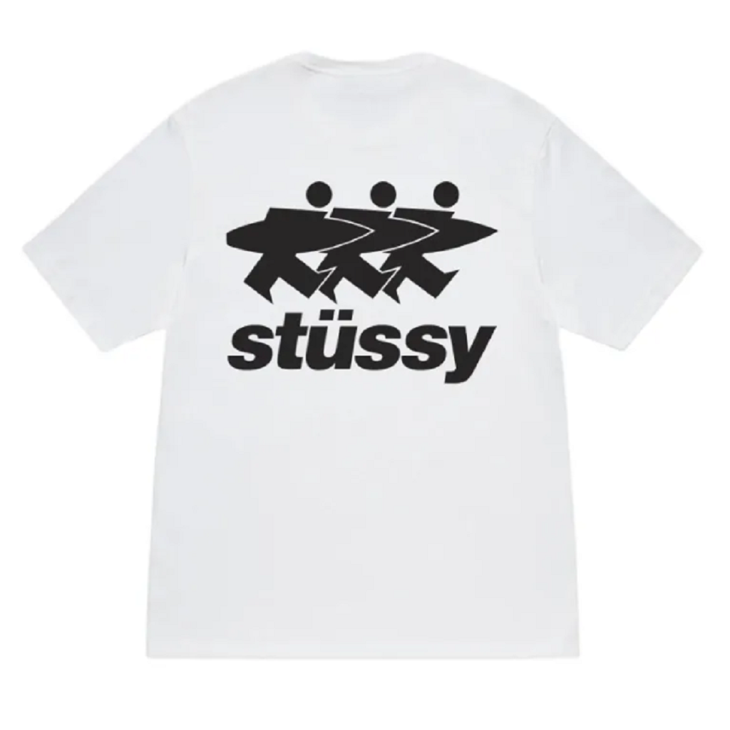 Áo Stussy Surfwalk Pig Dyed Tee ‘White’ 1905063