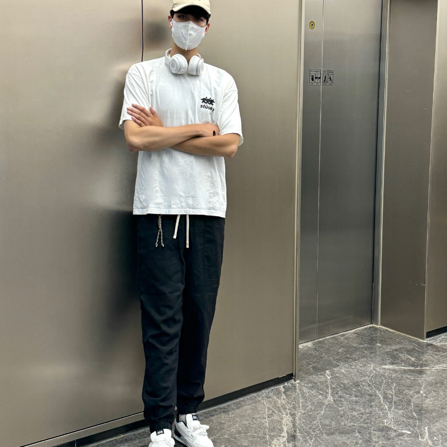 Áo Stussy Surfwalk Pig Dyed Tee ‘White’ 1905063 - Ảnh 3