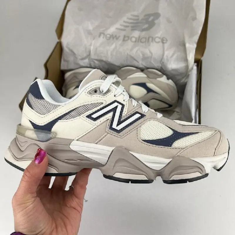 Giày New Balance 9060 Big Kid ‘Moonrock Linen’ GC9060EB - Ảnh 3