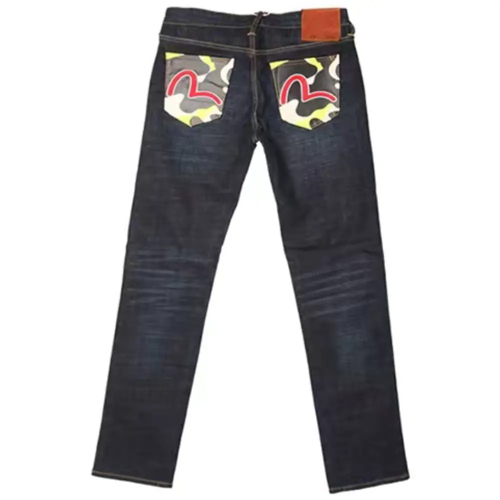 Quần Evisu Camo Jean ‘Blue’ 1EAHTM9JE10610