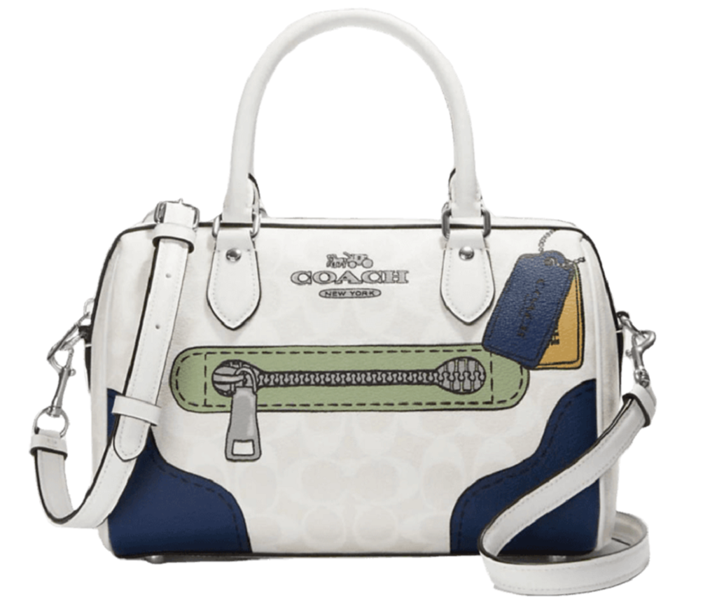 Túi Coach Rowan Satchel Signature ‘White’ CH168-SVVGH