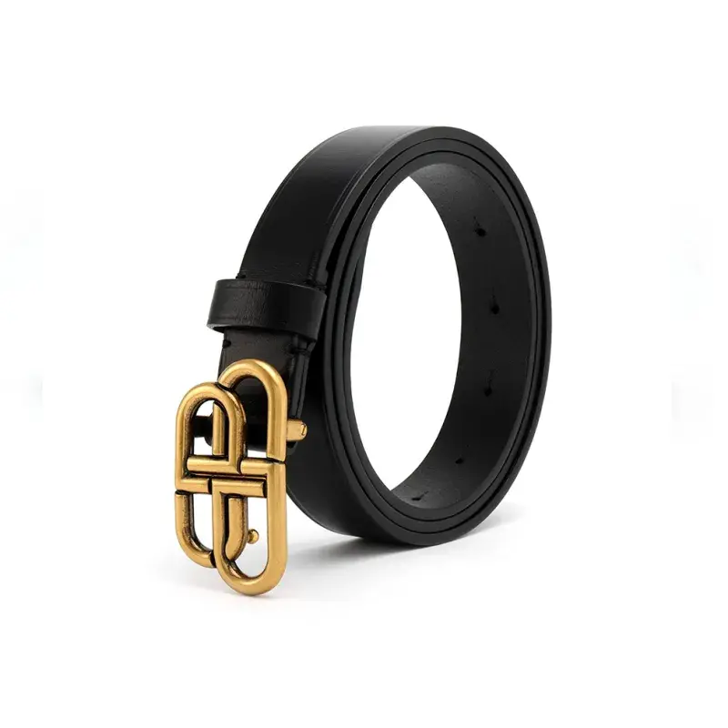 Alternative view of Thắt Lưng Balenciaga Leather Belt ‘Black’ 581690-18O1M-1000