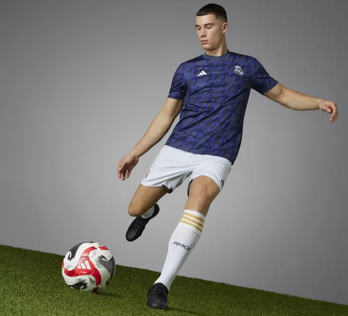 Alternative view of Áo Adidas Real Madrid Pre-Match Jersey ‘Shadow Navy’ IQ0544