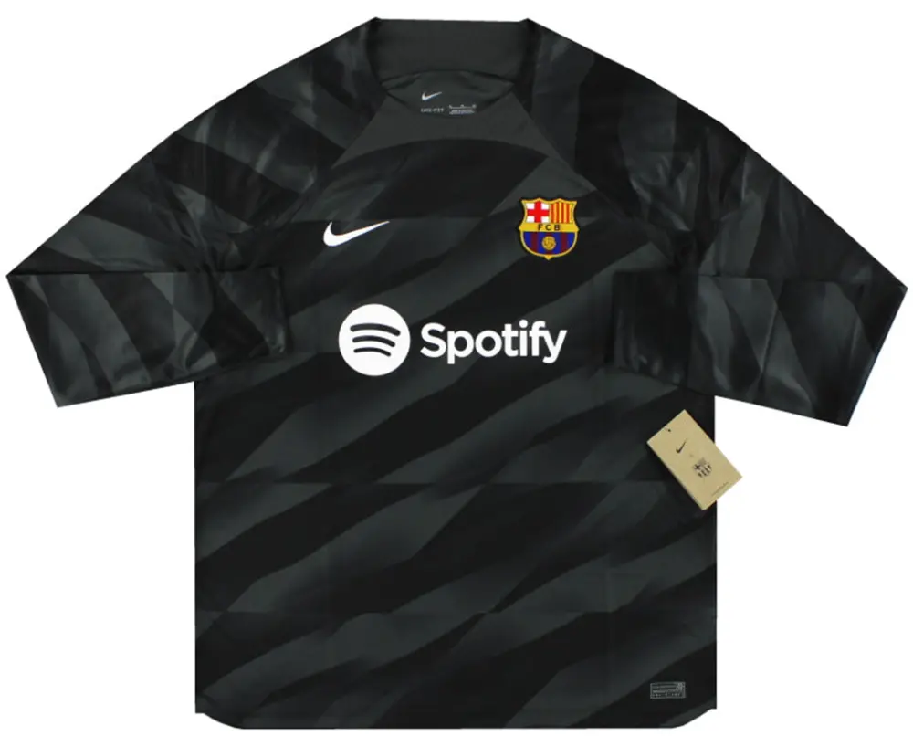 Áo Nike FC Barcelona 23/24 Stadium Goalkeeper ‘Black’ DX2635-061