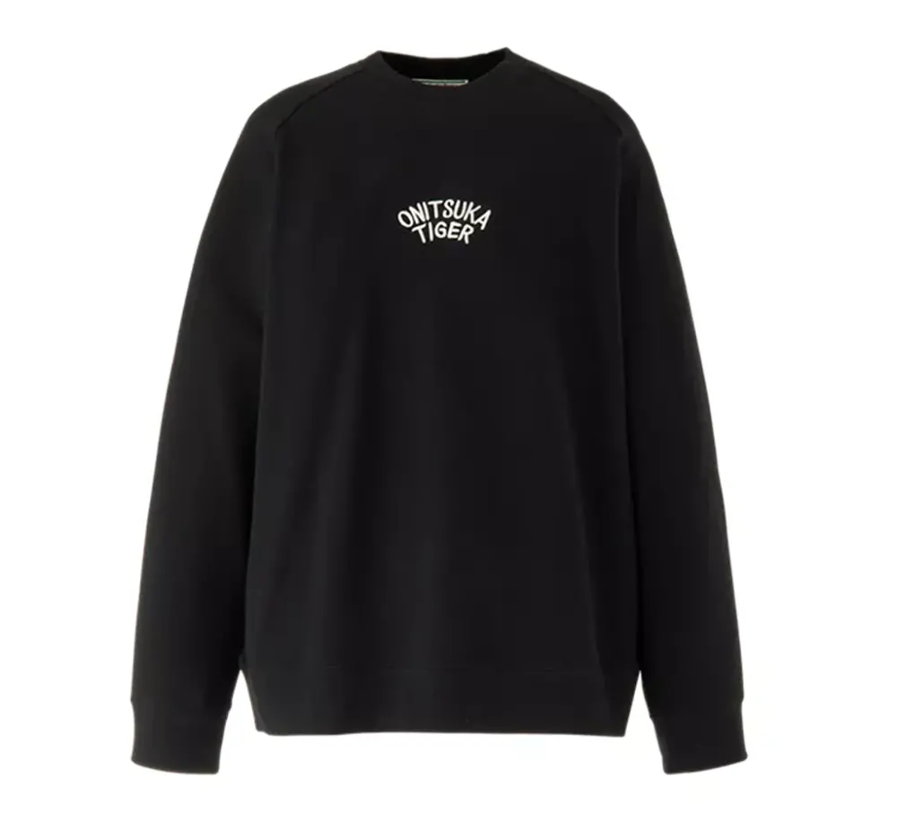 Áo Onitsuka Tiger Sweat Top ‘Black Beige’ 2183B165-002