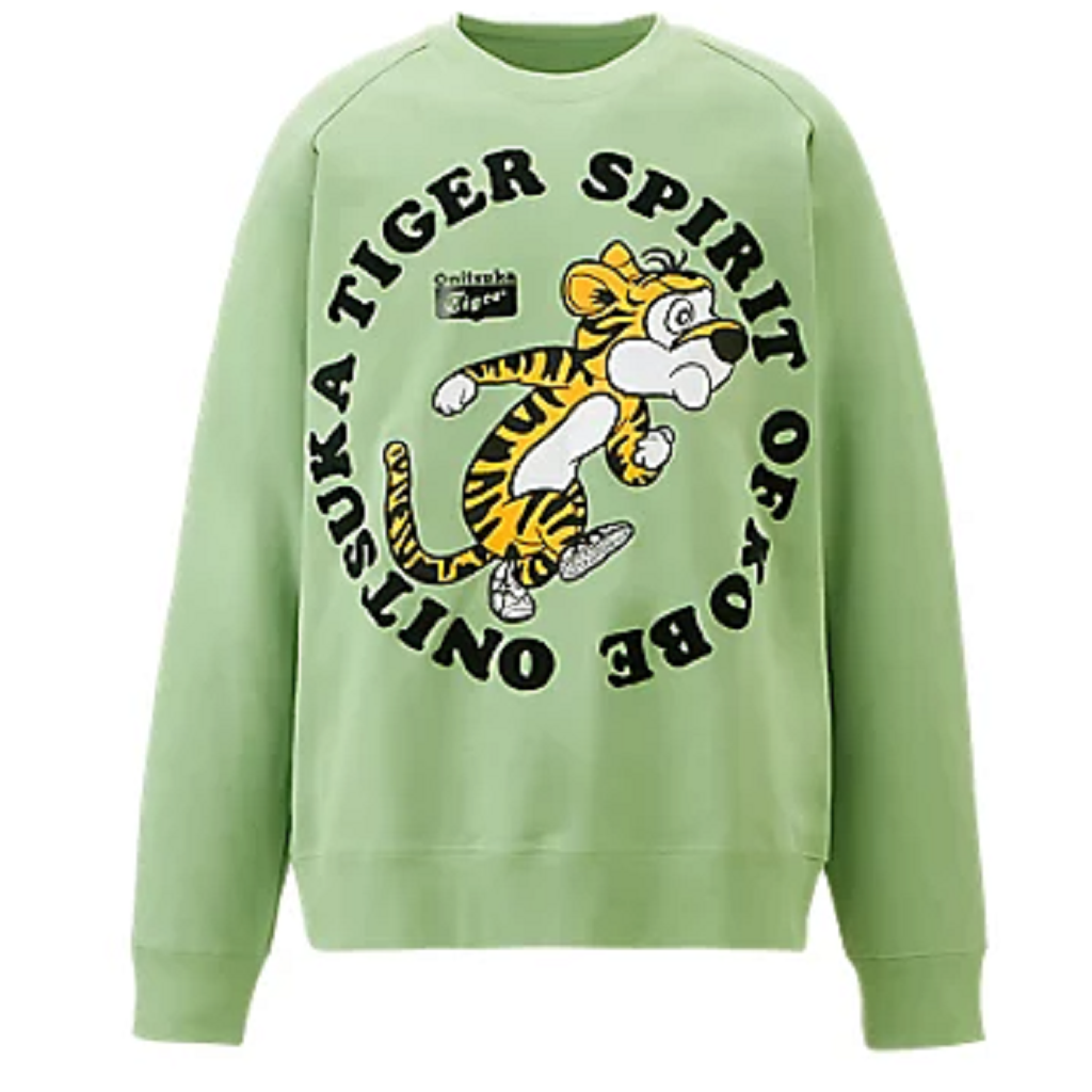 Áo Onitsuka Tiger Sweat Top ‘Light Green’ 2183B180-300 - Ảnh 3