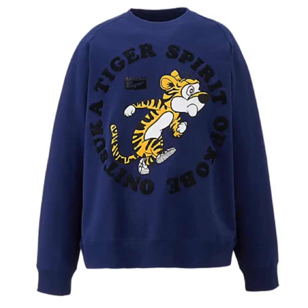 Áo Onitsuka Tiger Sweat Top ‘Navy’ 2183B180-400