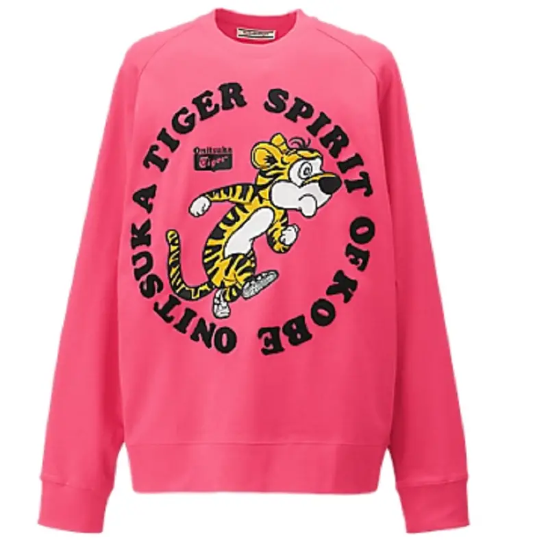 Áo Onitsuka Tiger Sweat Top ‘Pink’ 2183B180-701