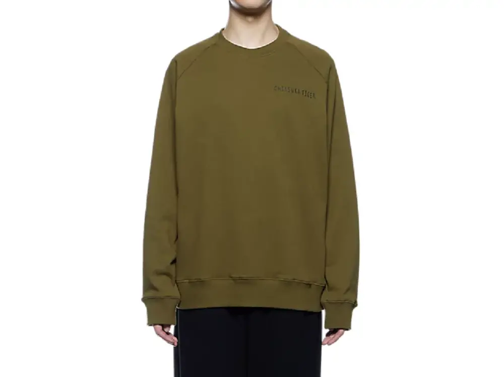 Alternative view of Áo Onitsuka Tiger Sweat Top ‘Green’ 2183B182-300