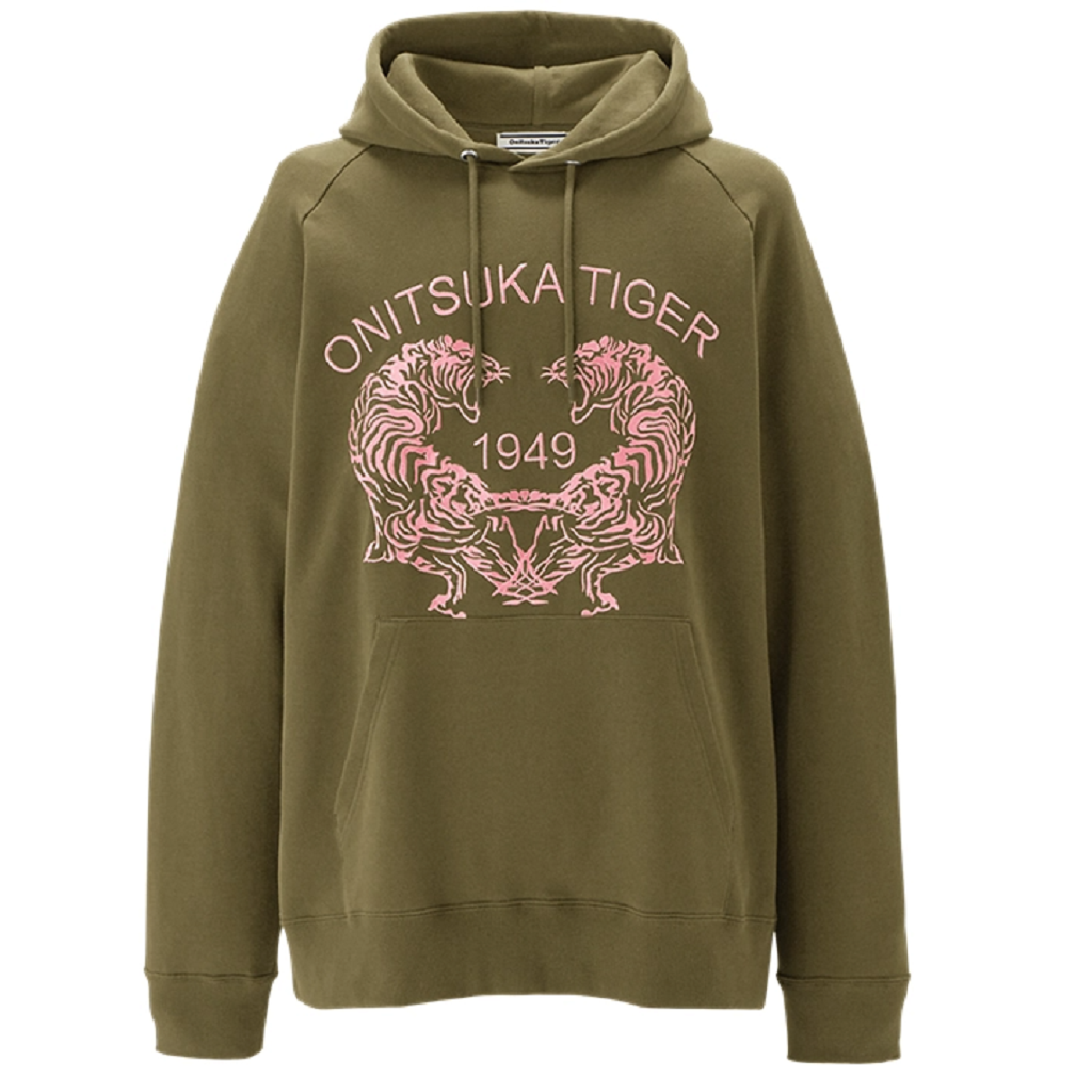 Áo Onitsuka Tiger Sweat Hoodie ‘Khaki’ 2183B185-300
