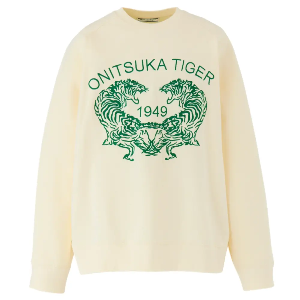 Áo Onitsuka Tiger Sweat Top ‘White Tiger’ 2183B406-700